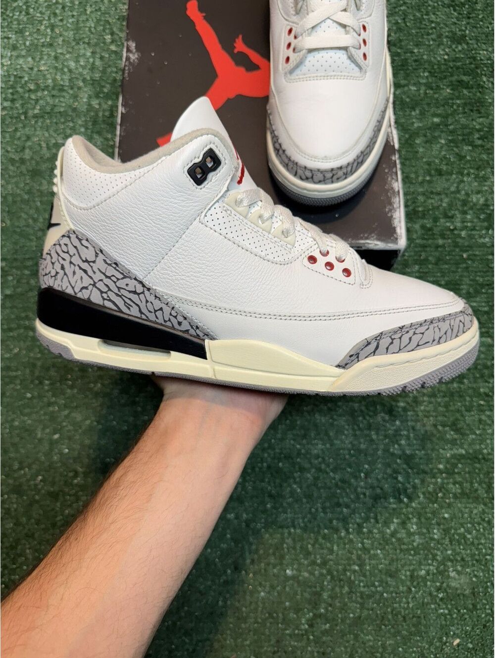 Jordan Retro 3 White Cement Size 8